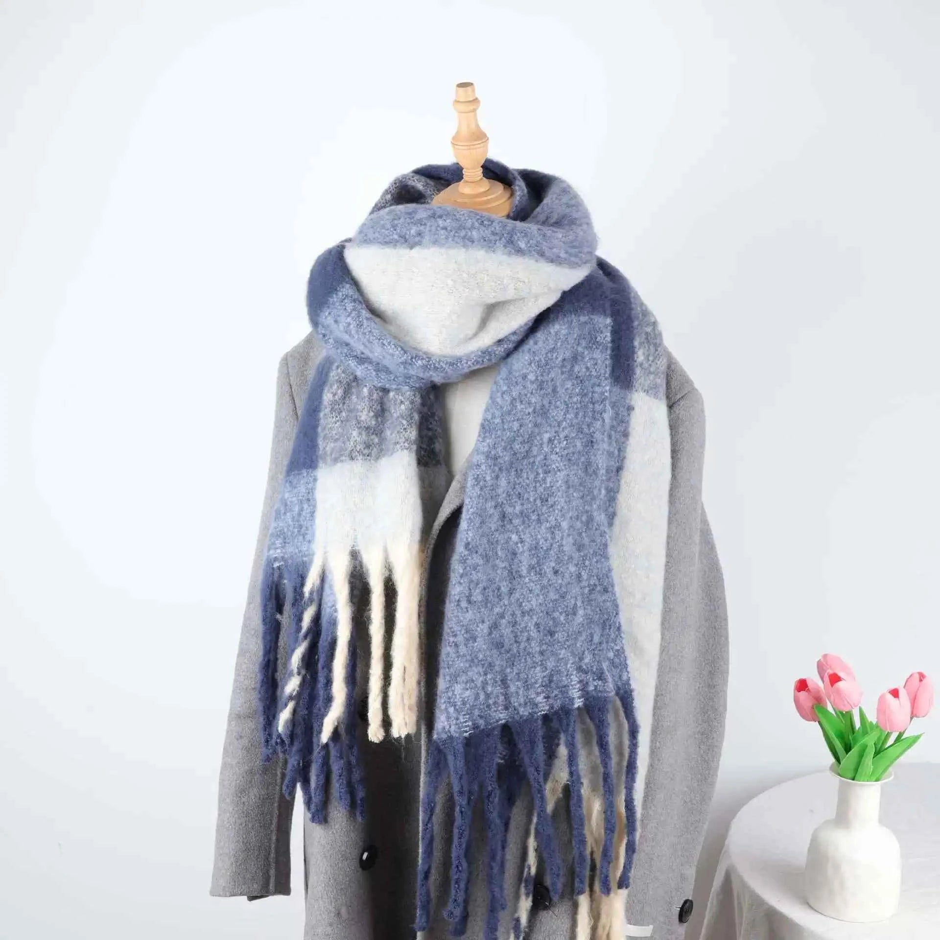 Cozy Women's Knitted Winter Scarf