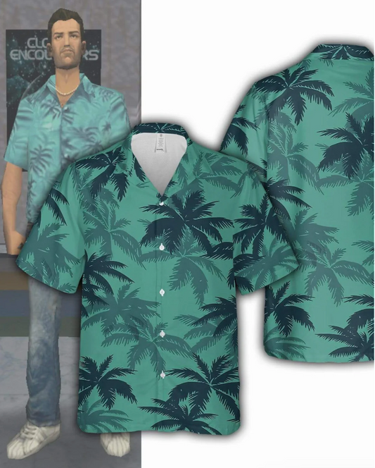 TOMMY VERCETTI HAWAIIAN SHIRT - Navenport