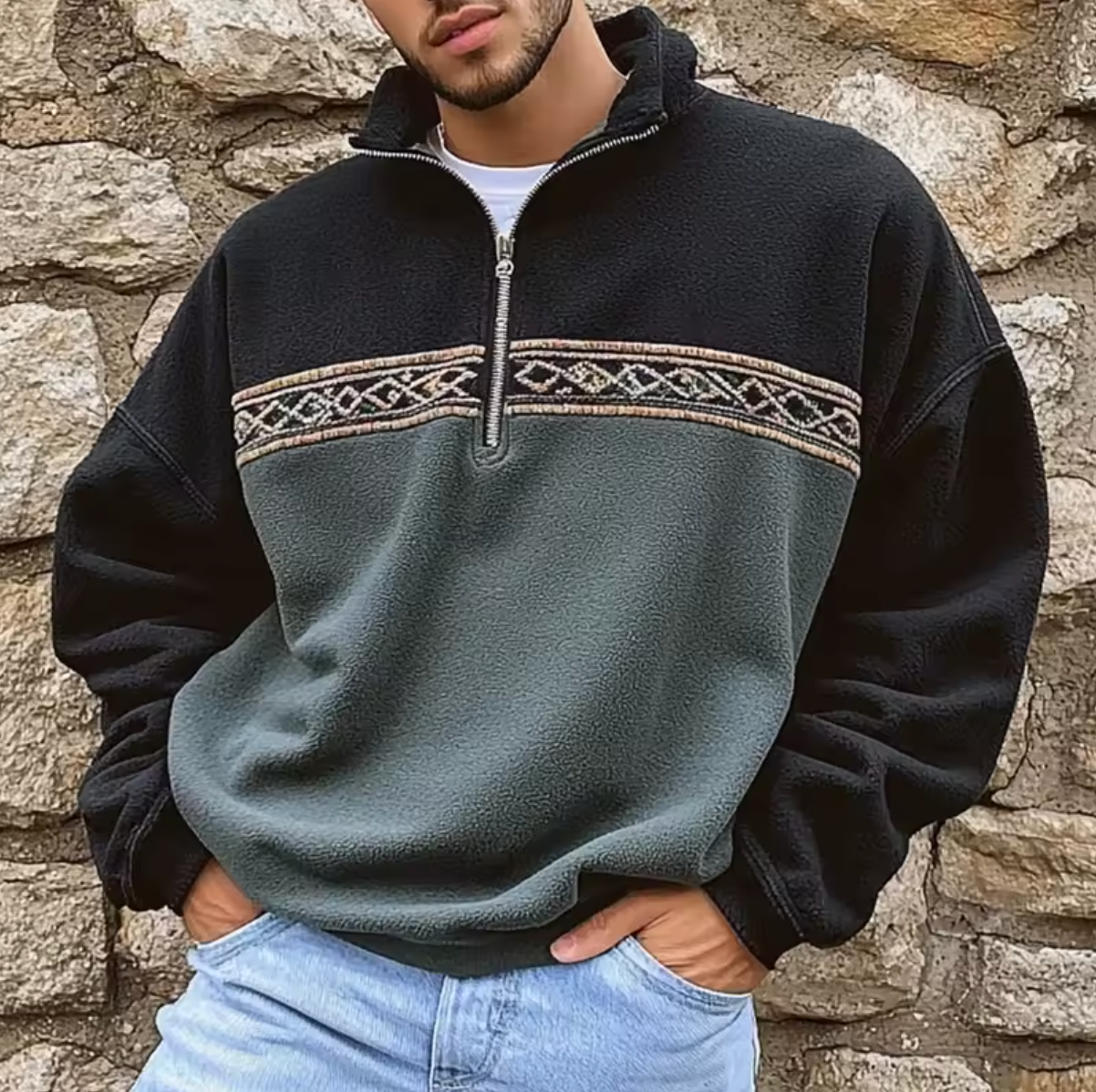 Derek™ Oversized Fleece Sweater