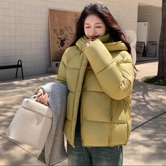 Women's Hooded Black Down Jacket