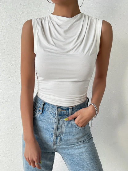 Paloma High Neck Tank Top