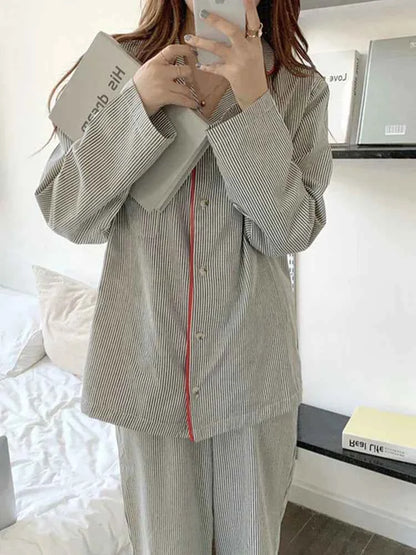 Women's Striped 2-Piece Pajama Set
