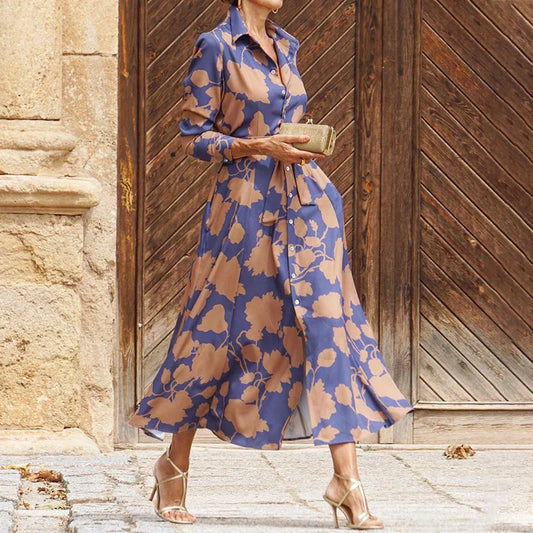 Dionne Elegant Dress with V-Neck