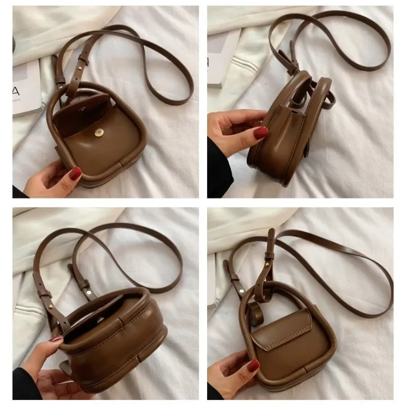 Alba Mini Faux Leather Crossbody Bag