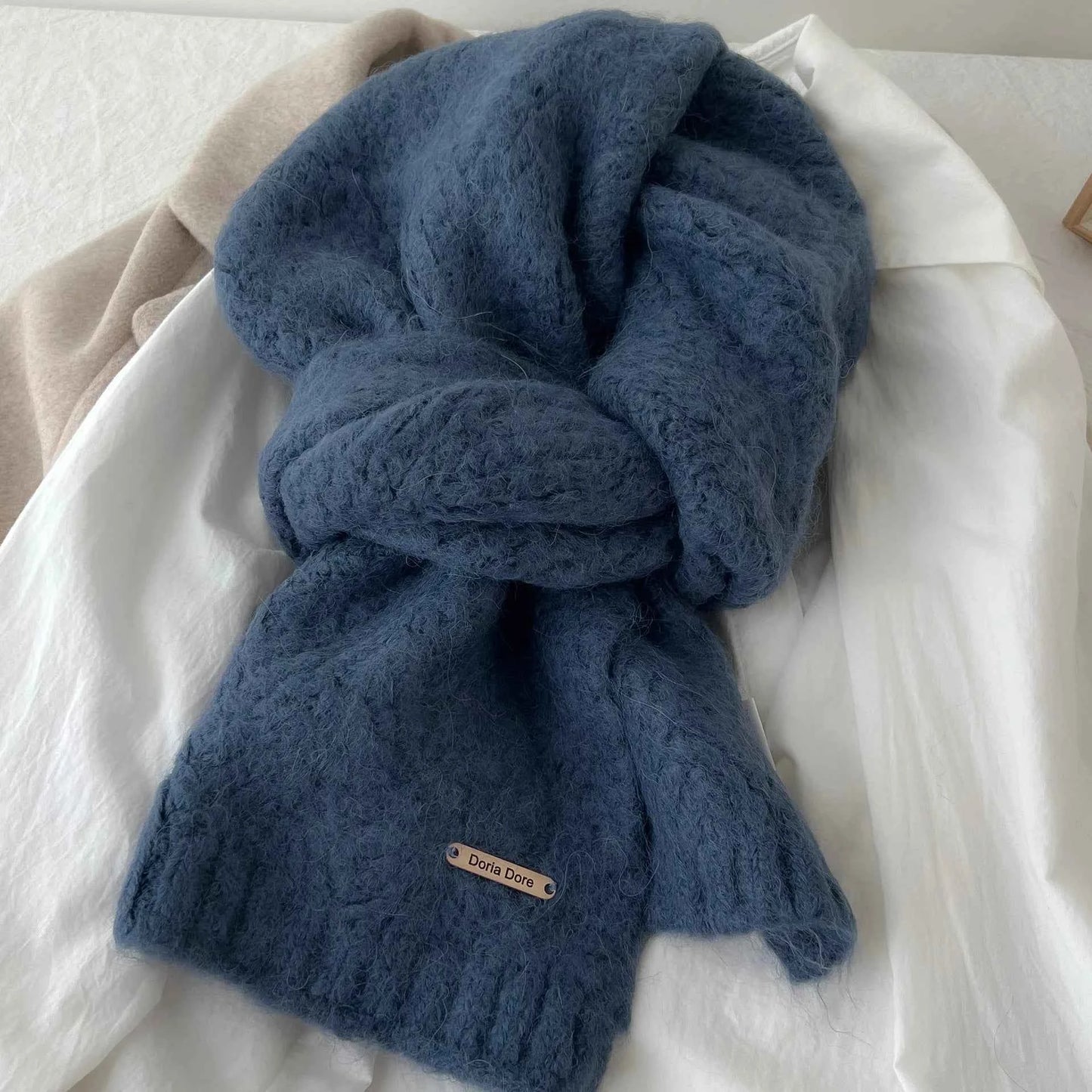 Women's Alpaca Wool Knitted Scarf