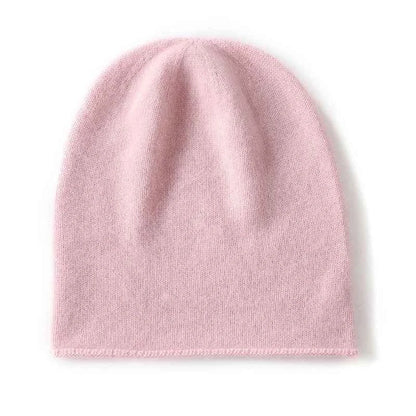 Unisex Cashmere Knitted Beanie - Cozy Winter Hat for Outdoor Casual Style