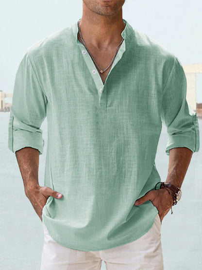 Leon Breathable Linen Shirt