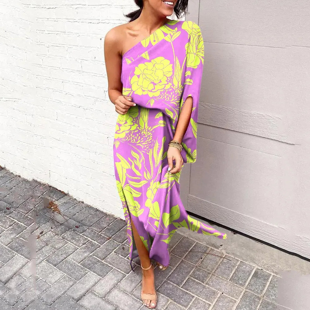 Candice™ One-Shoulder Elegant Dress
