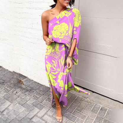 Candice™ One-Shoulder Elegant Dress