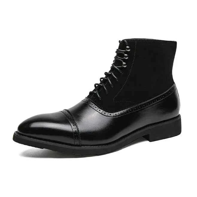 Rafael Castillo Leather Lace-up Boots