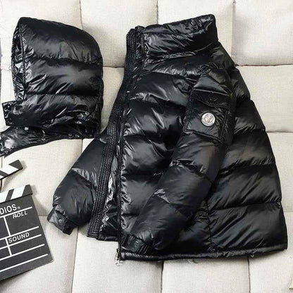 Men's Hooded Short Down Puffer Jacket