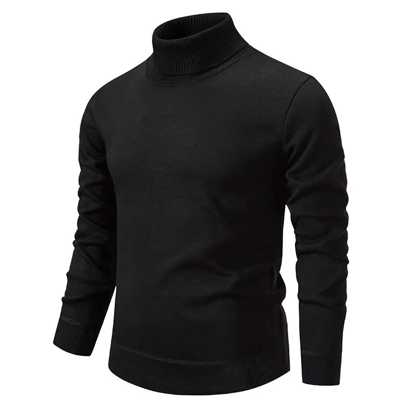 Men's Classic Turtleneck Sweater - Chic Knitwear - Navenport