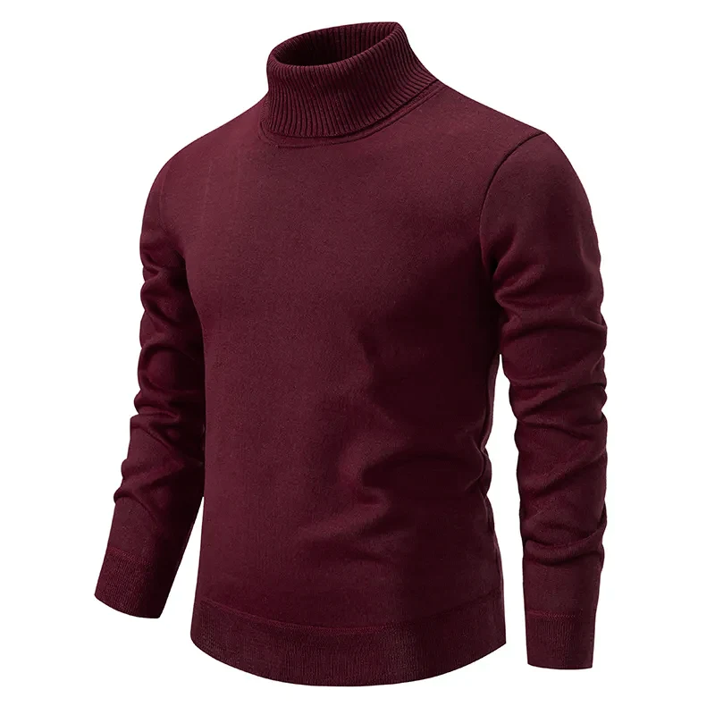 Men's Classic Turtleneck Sweater - Chic Knitwear - Navenport