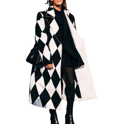 Colorful Oversized Coat for Women