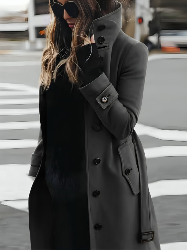 Women's Belted Trench Coat - Navenport