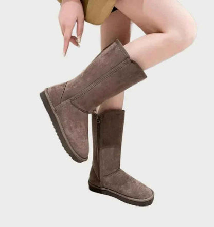 Sera | Women’s Waterproof Sheepskin Suede Boots