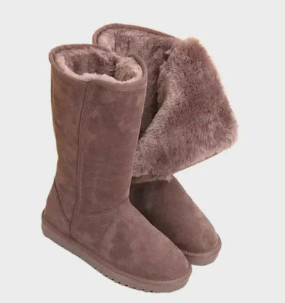 Sera | Women’s Waterproof Sheepskin Suede Boots