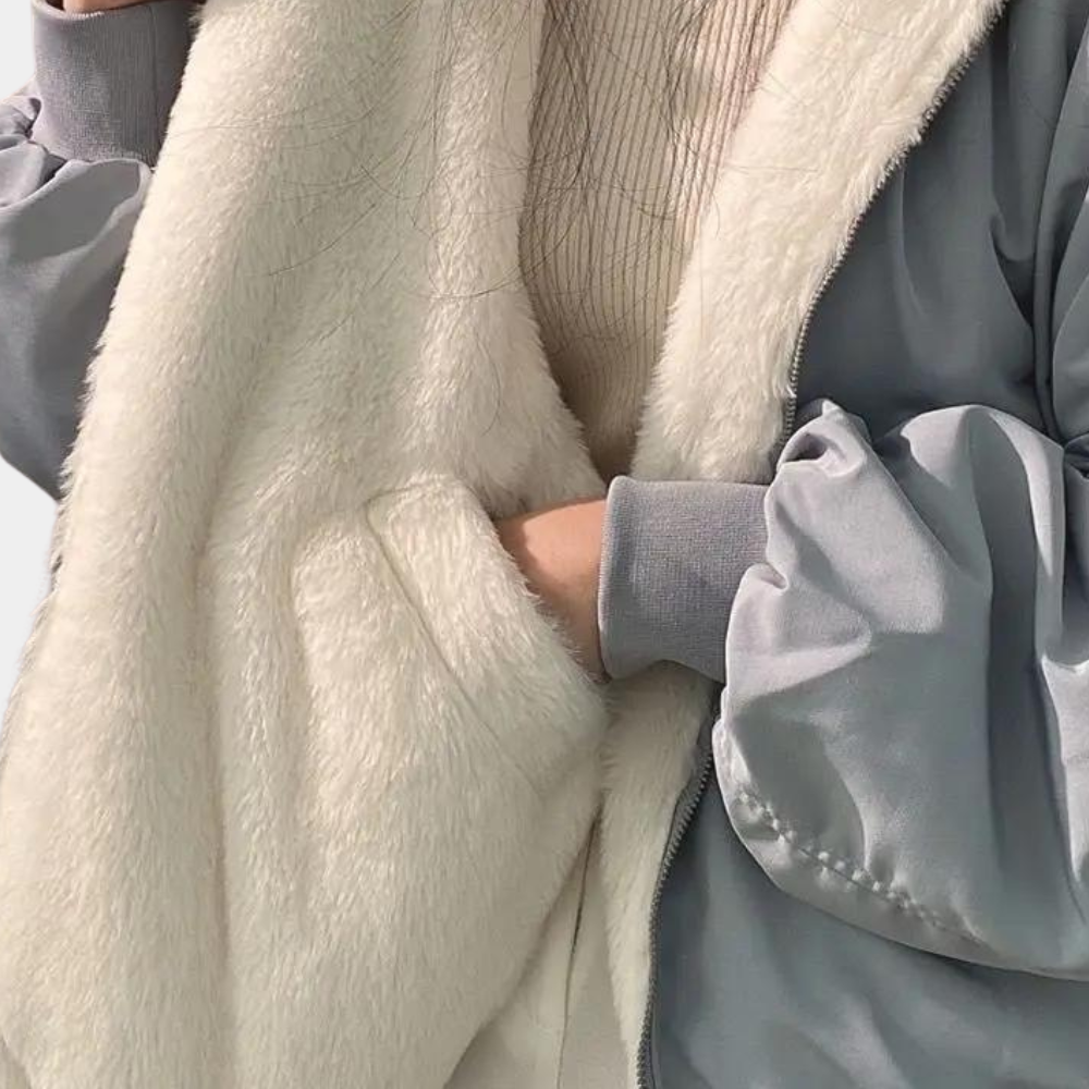 Women's Short Hooded Winter Coat – Perfect for Cold Weather