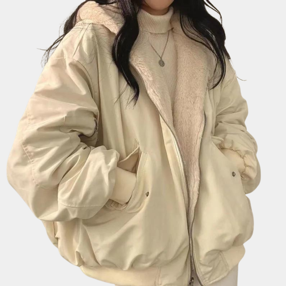 Women's Short Hooded Winter Coat – Perfect for Cold Weather