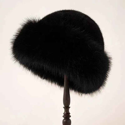 Women's Fur Winter Hat with Ear Coverage