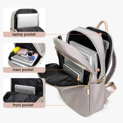 Women's Multifunctional Waterproof Backpack With Laptop Compartment