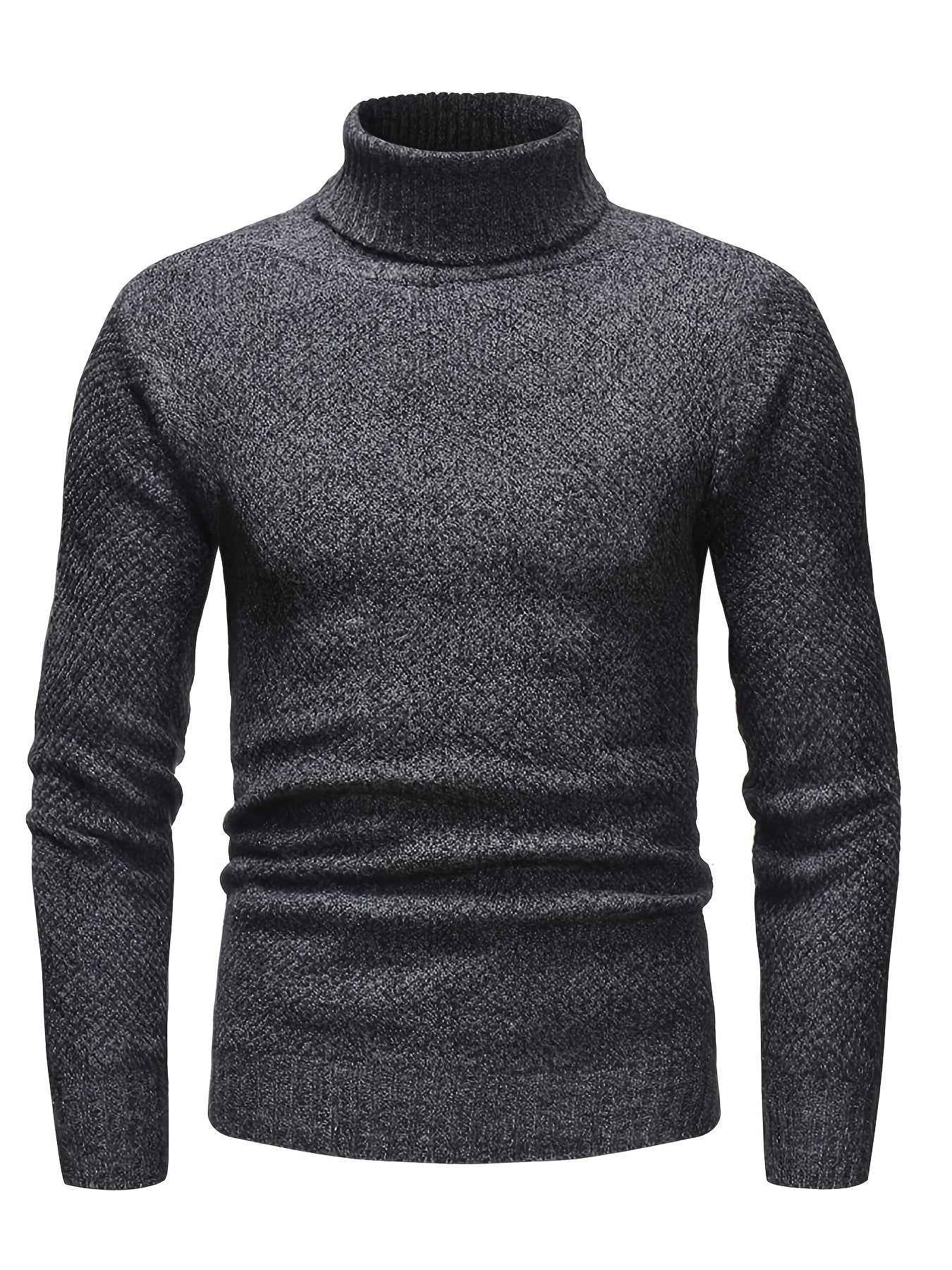 Men's Casual Cashmere Slim Fit Turtleneck Sweater