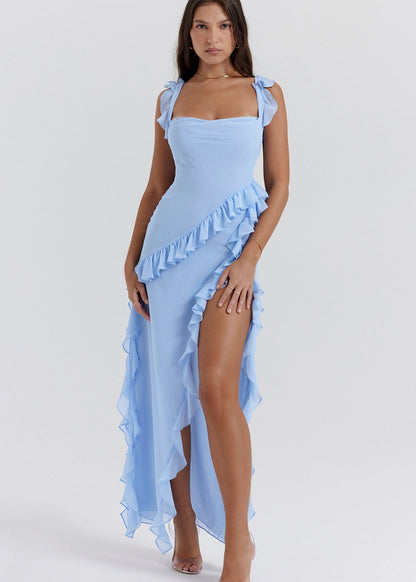 Ariela Ruffle Detail Dress