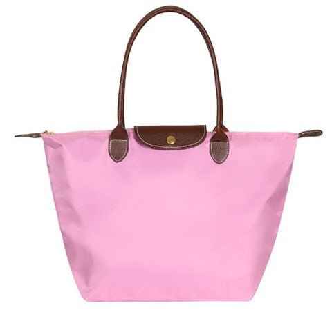 Elegance-Urban Women’s Handbag – Nylon Fabric – Spacious Design – Leather Handles – Button Closure