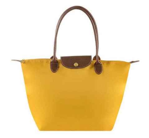 Elegance-Urban Women’s Handbag – Nylon Fabric – Spacious Design – Leather Handles – Button Closure