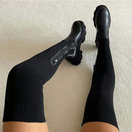 Genevra™ Elegant Knee-High Boots
