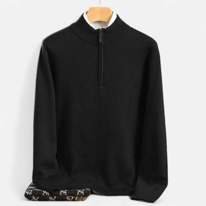 Men’s Merino Wool Half-Zip Sweater