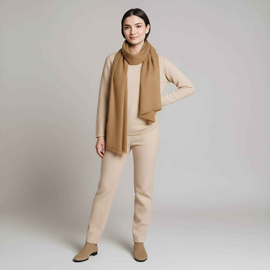 Cozy Knit Wool Scarf