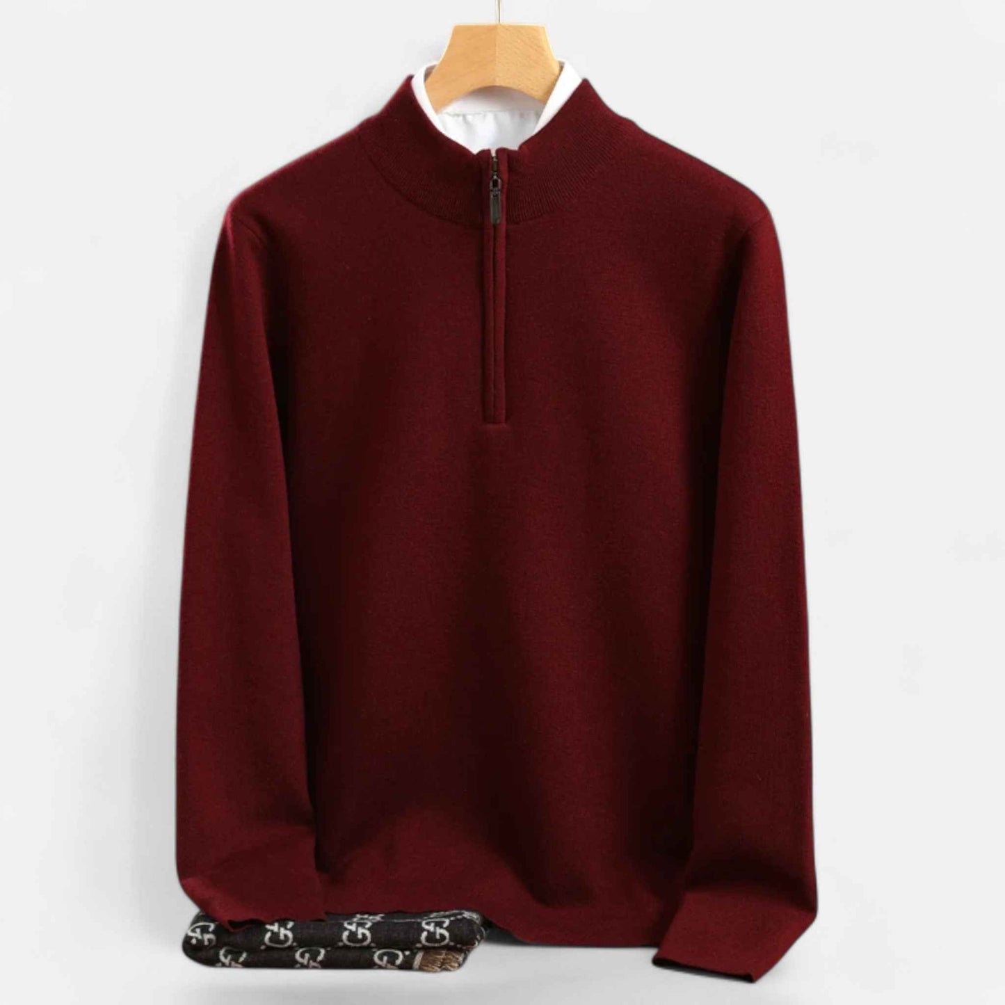 Men’s Merino Wool Half-Zip Sweater
