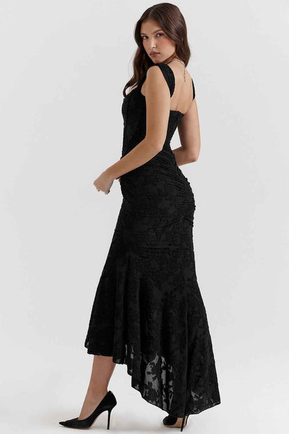 Elegant Draped Corset Dress