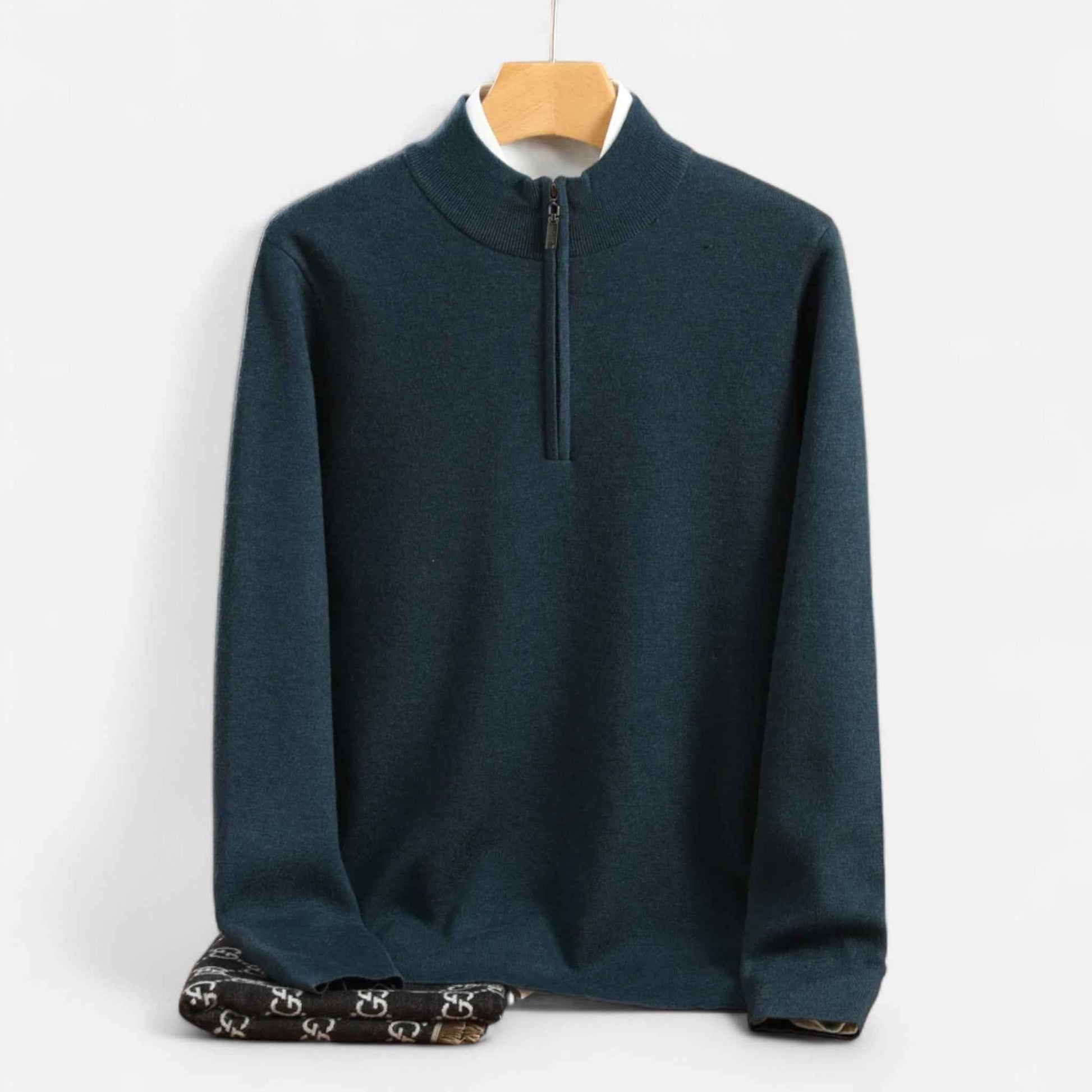 Men’s Merino Wool Half-Zip Sweater