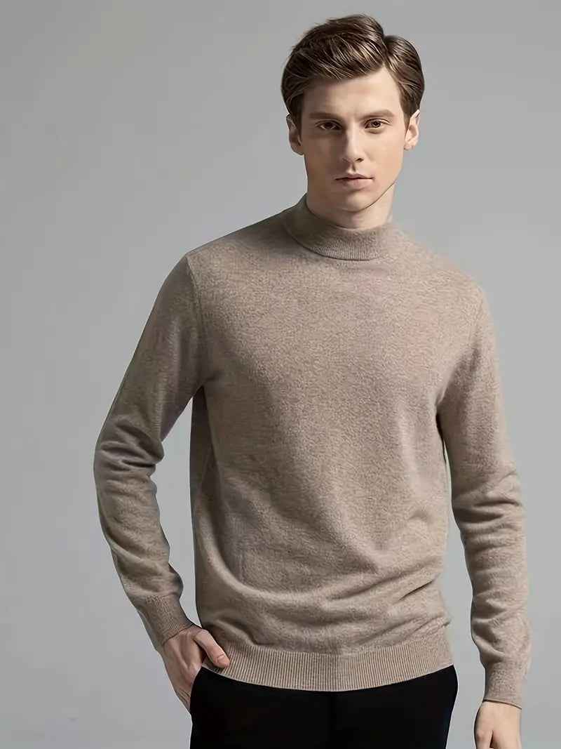 Men's Luxury Cashmere Pullover Sweater | Ideal for Autumn/Winter