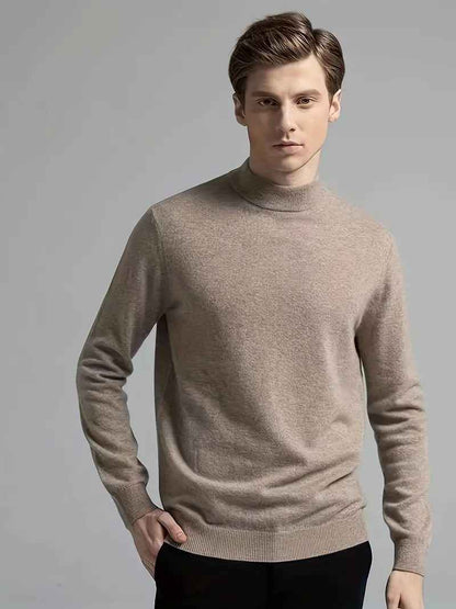 Men's Luxury Cashmere Pullover Sweater | Ideal for Autumn/Winter