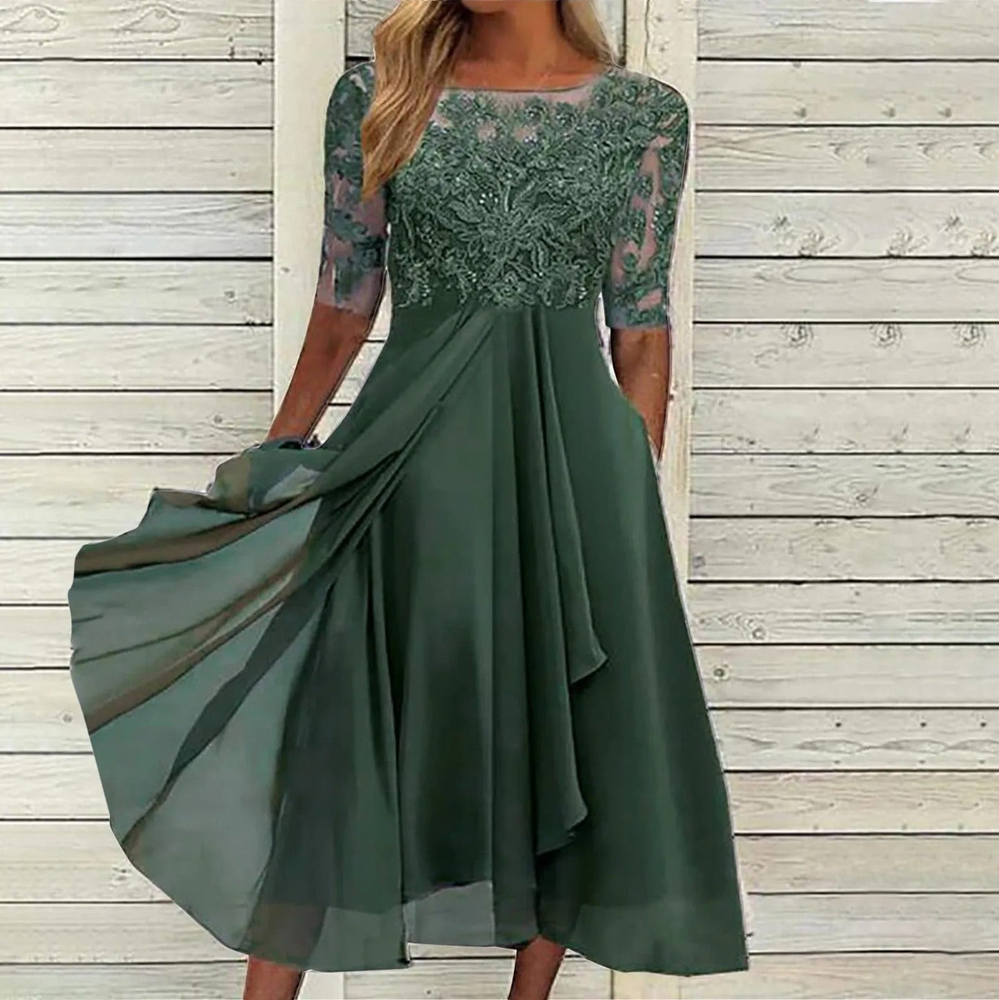 Margherita™ Flowing Floral Midi Dress