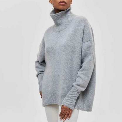 Women's Oversized Turtleneck Jumper | Ideal for Autumn & Winter