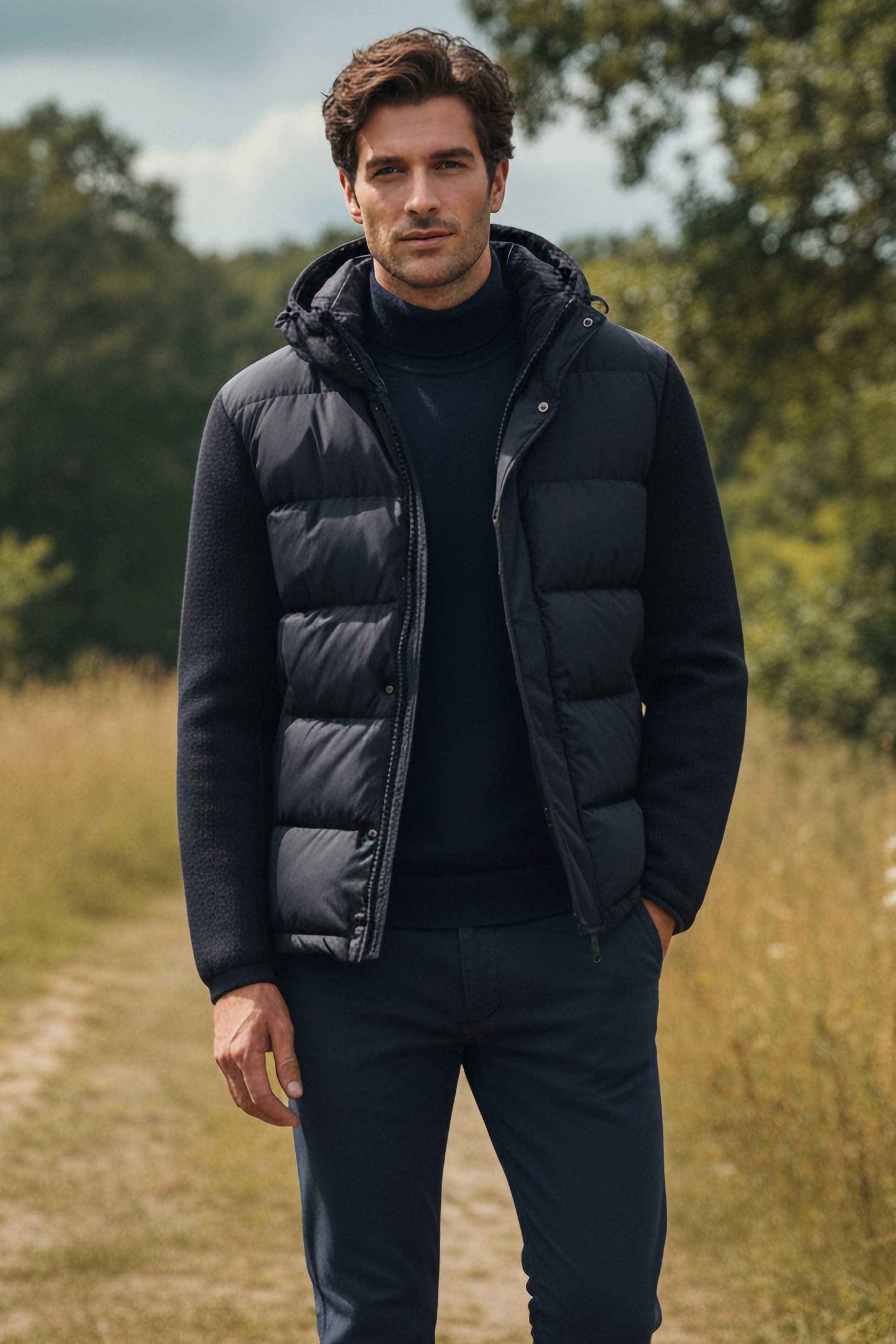 Hooded Sweater Jacket