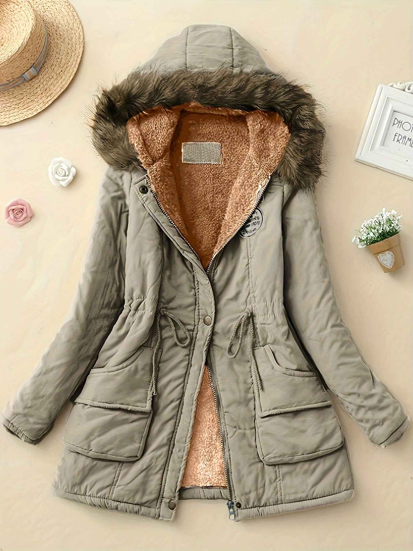 Women's Hooded Parka Jacket