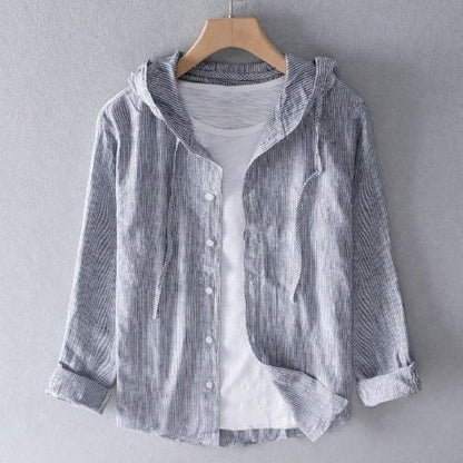 NOVA LINEN HOODIE