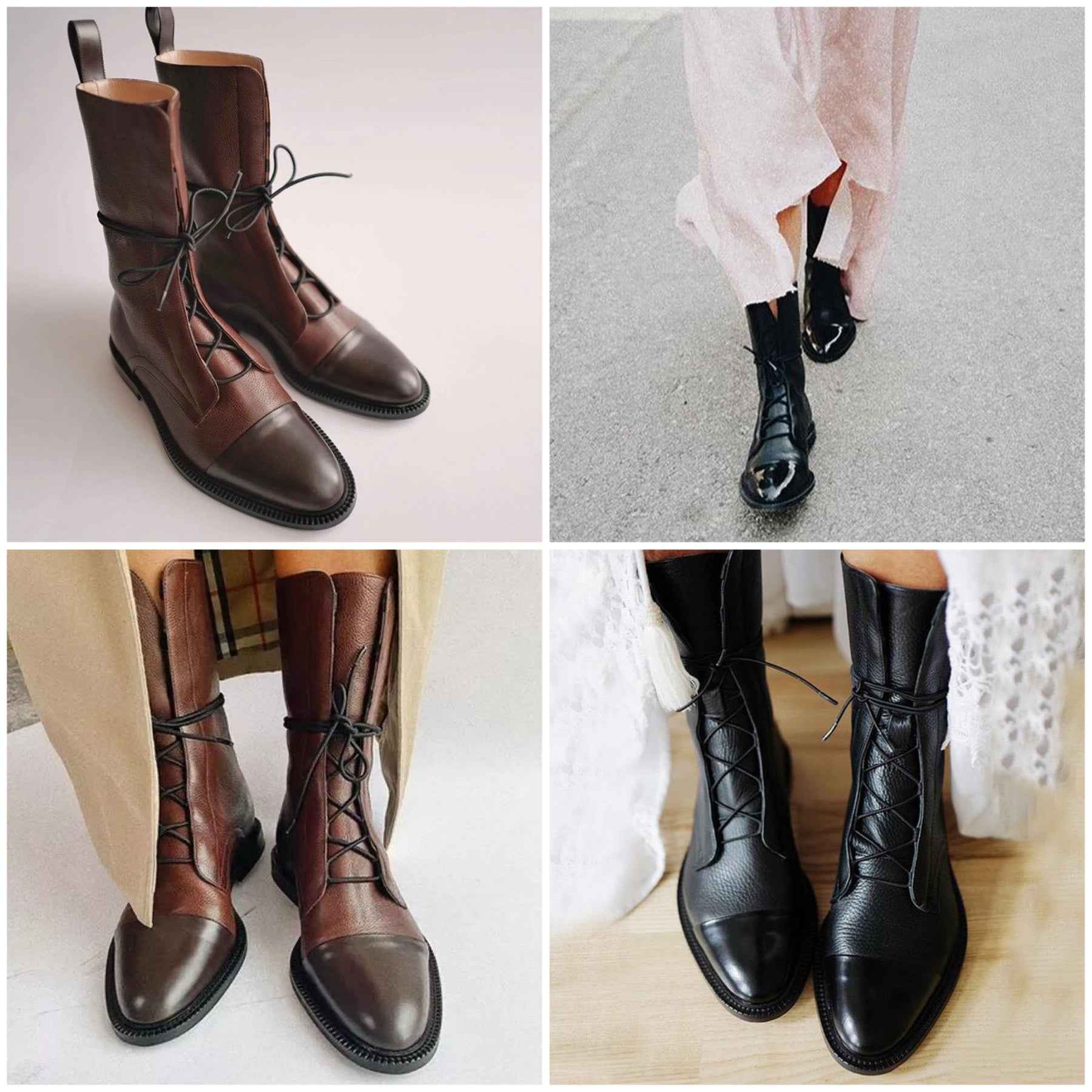 Women's Classic Stylish Vegan Leather Ankle Boots | Ideal for Autumn/Winter