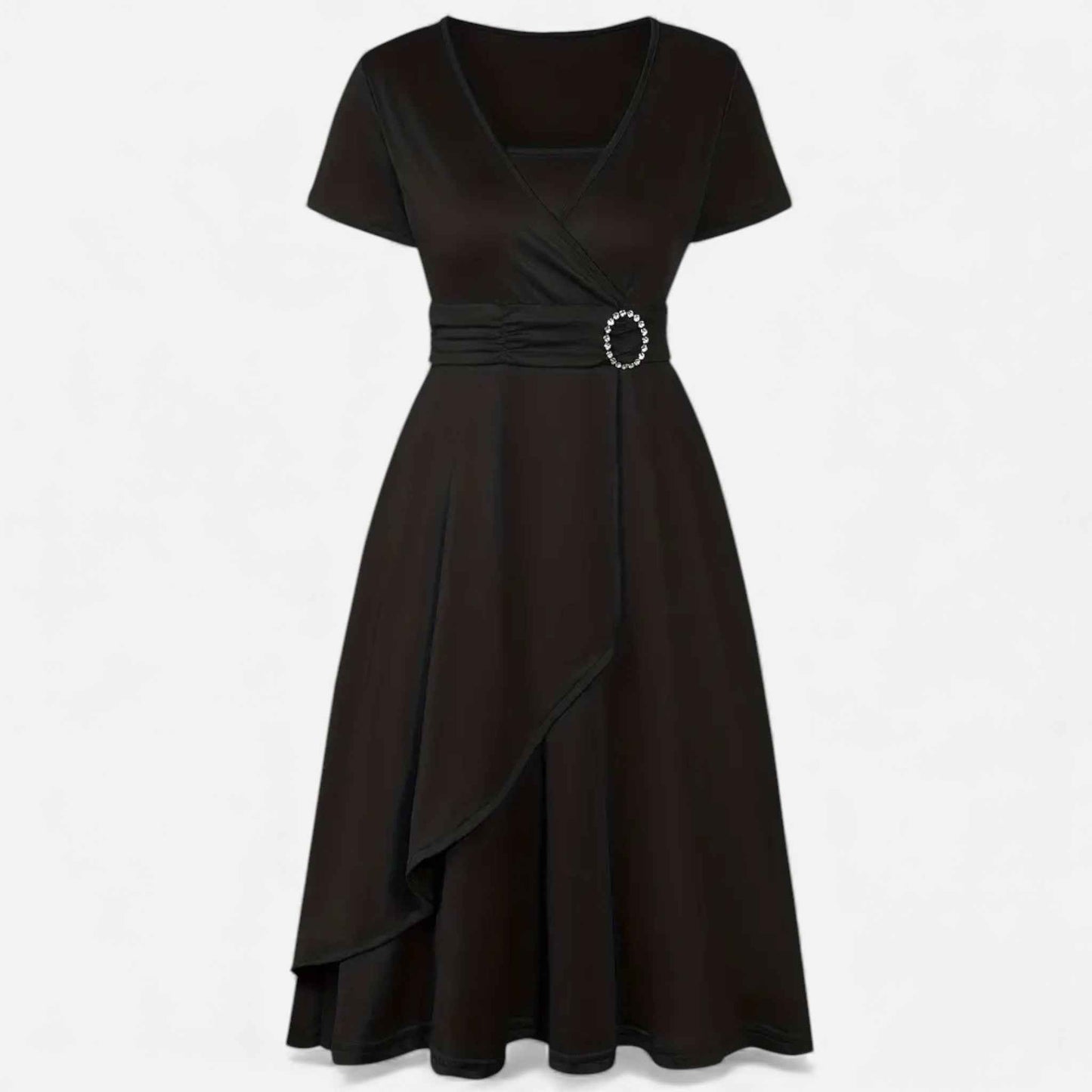 Women's Evening Gown with Rhinestone Accents