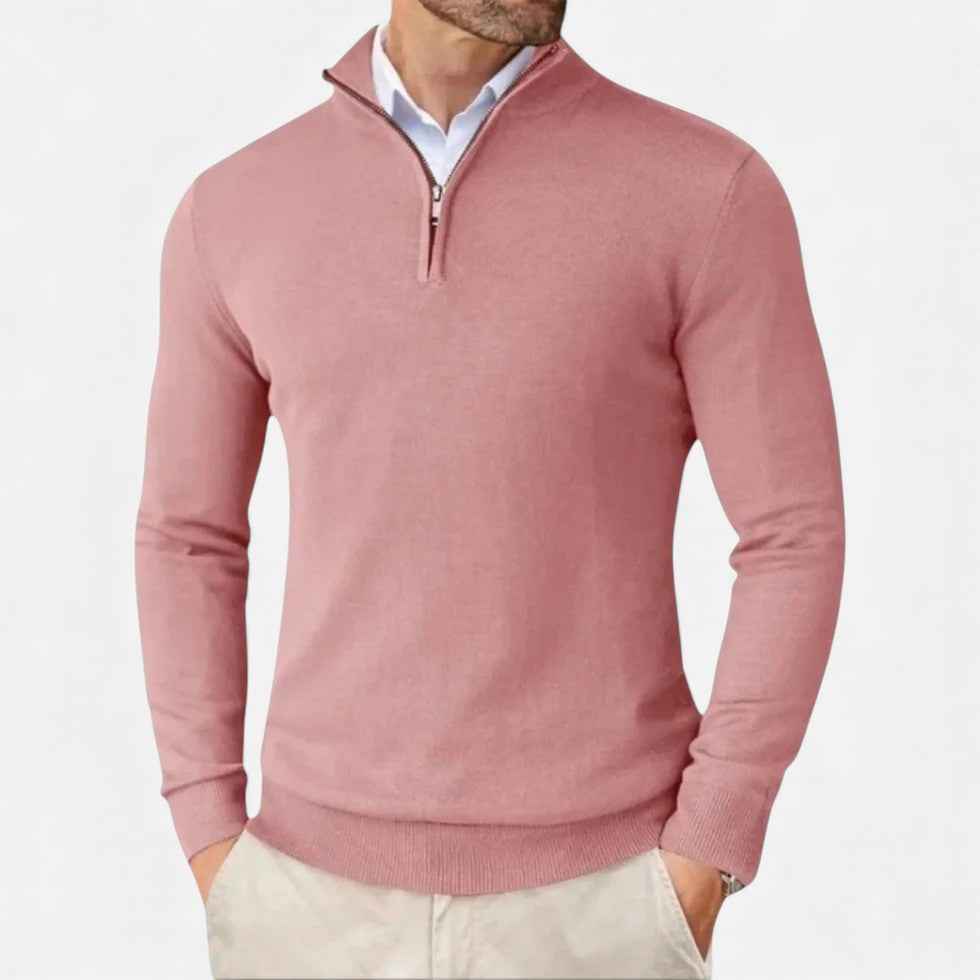 Cashmere Half-Zip Sweater for Men