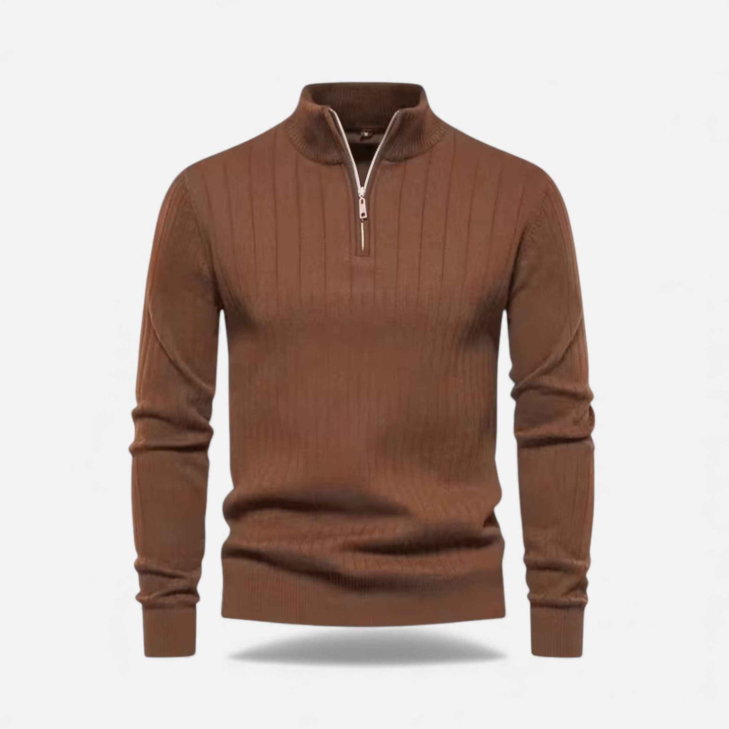 Men's Cozy Knitted Half-Zip Sweater