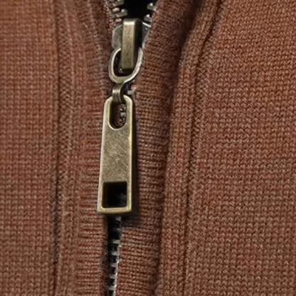 Men's Cozy Knitted Half-Zip Sweater