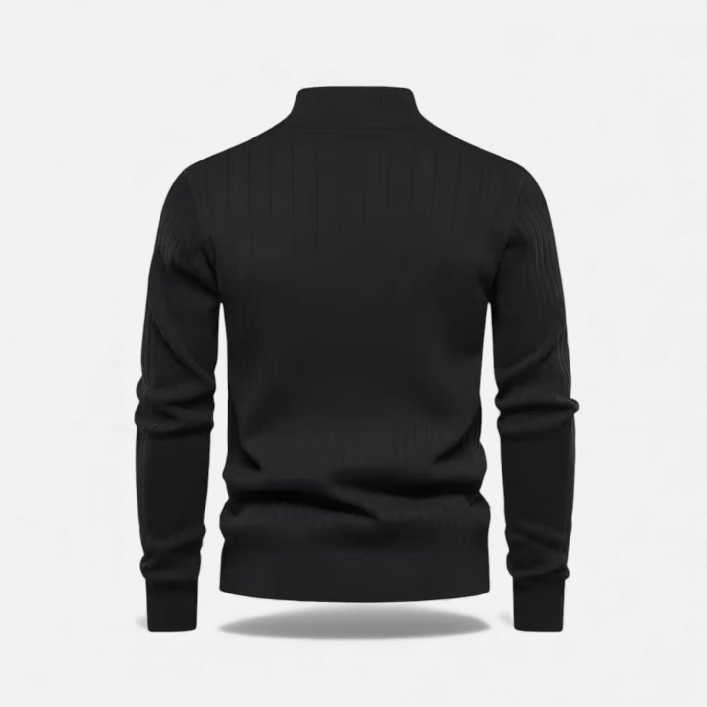 Men's Cozy Knitted Half-Zip Sweater - Navenport