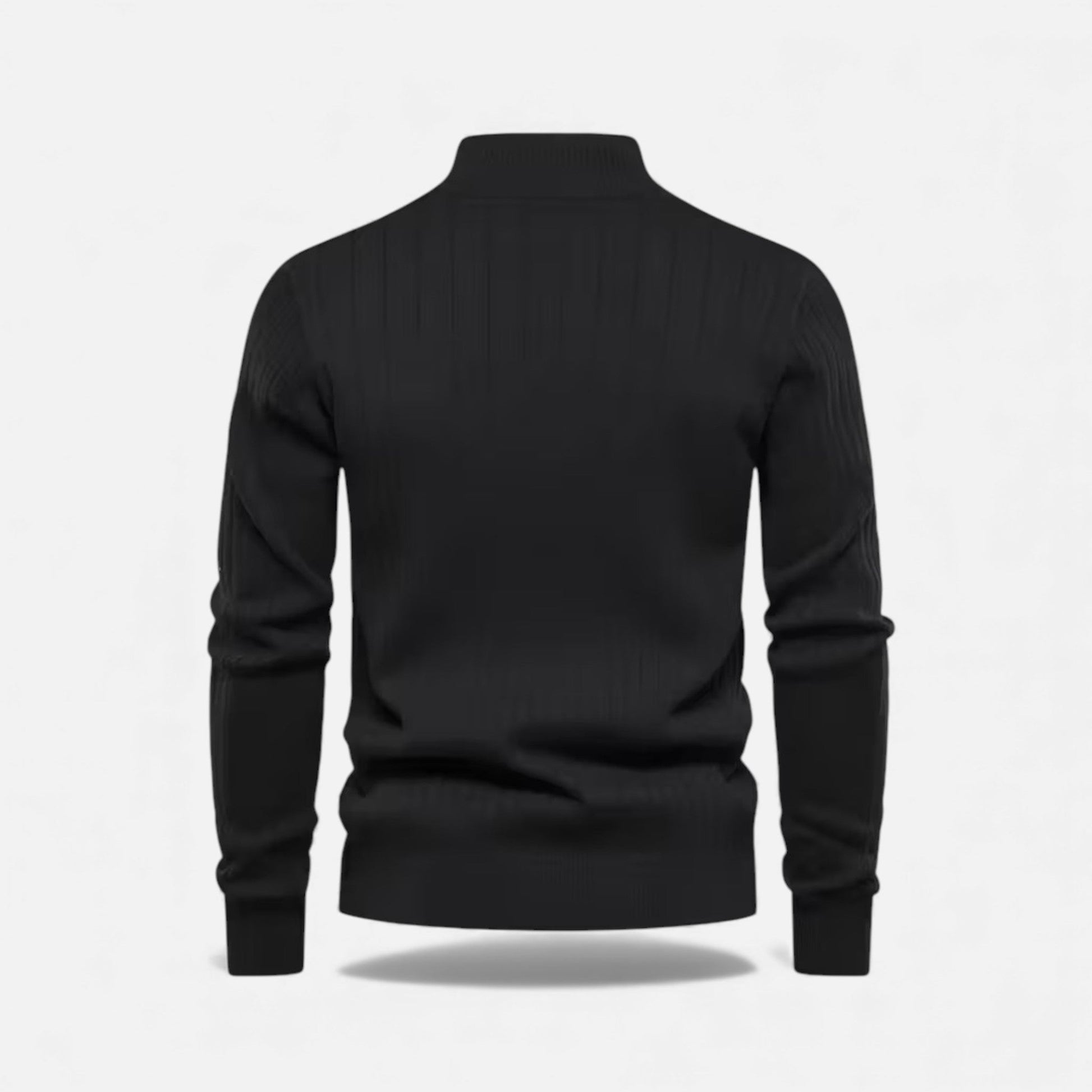 Men's Cozy Knitted Half-Zip Sweater - Navenport