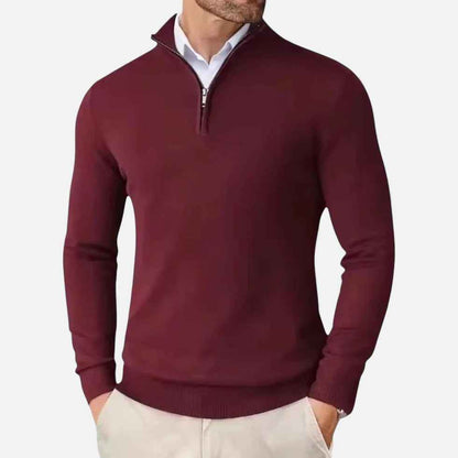 Cashmere Half-Zip Sweater for Men